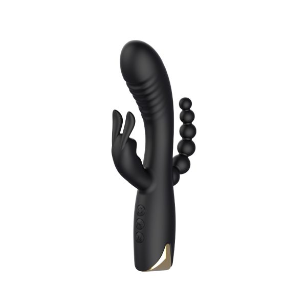 Licking 3 in 1 G-spot Vibrator With Anal Plug