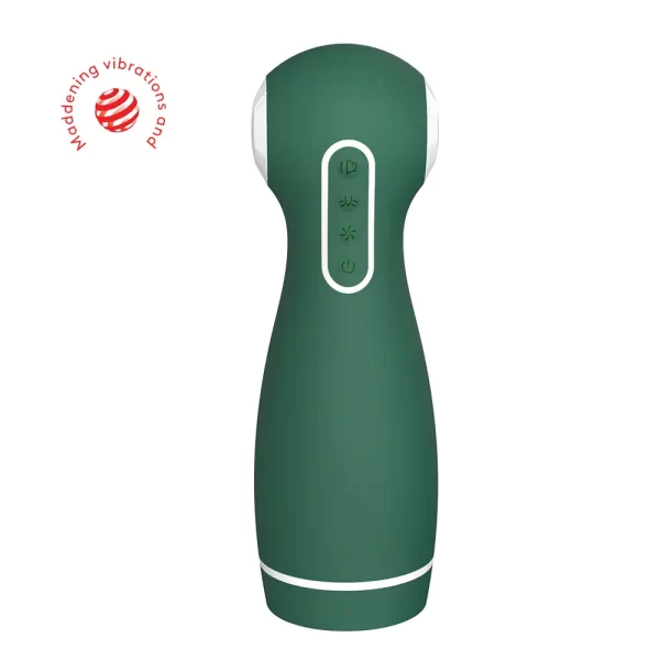 Suction Squeeze Vibrating Masturbator with Audio
