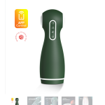 APP Control Suction Squeeze Vibrating Masturbator