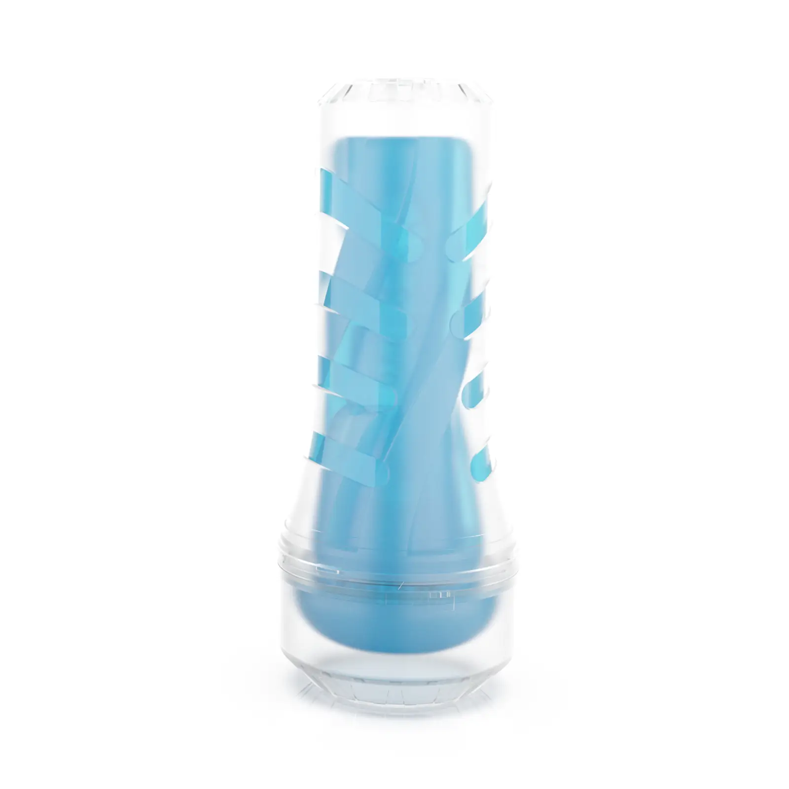 Fleshlight Portable Stroker S4<br/>Blue- Luminous Male Masturbator