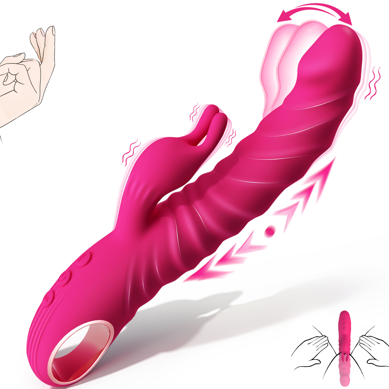 G-Spot & C-Spot Rabbit Vibrator
